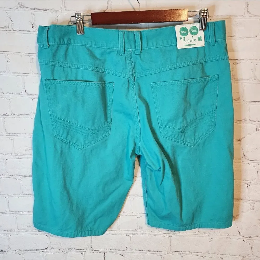 Men's R. sole flat front shorts, size 36